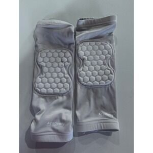 Academy Sports Outdoors Kids Padded Knee Sleeves White Honeycomb Compression
